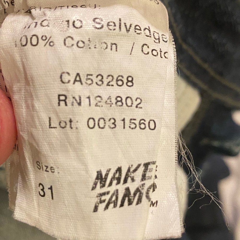 UsedSize 31 Naked and Famous jeans (Indigo)
